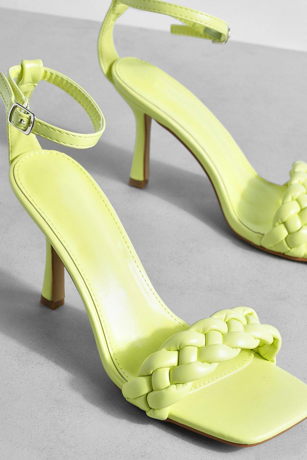 Neon lime green outlet heels