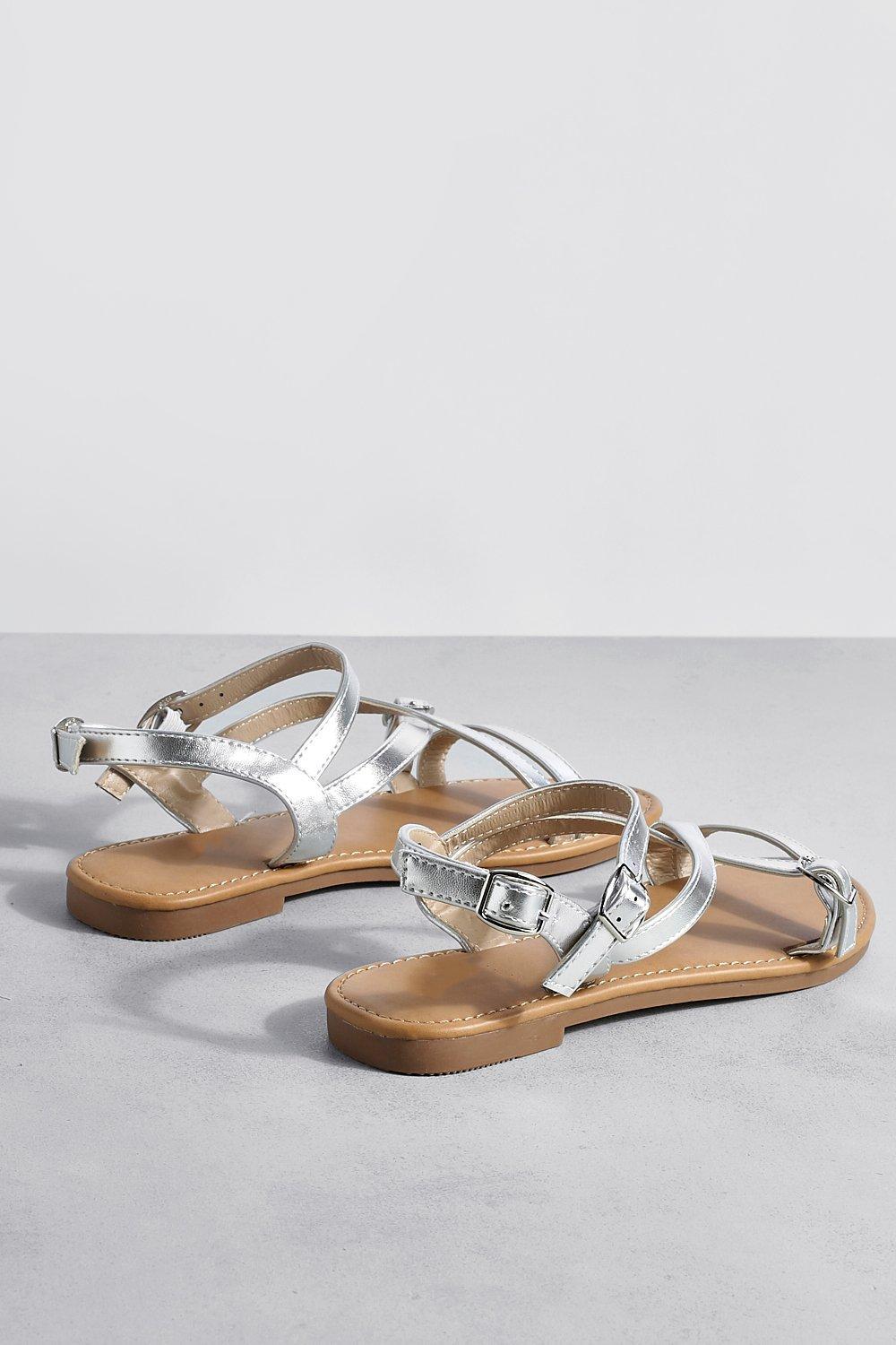 Crossover flat sandals new arrivals