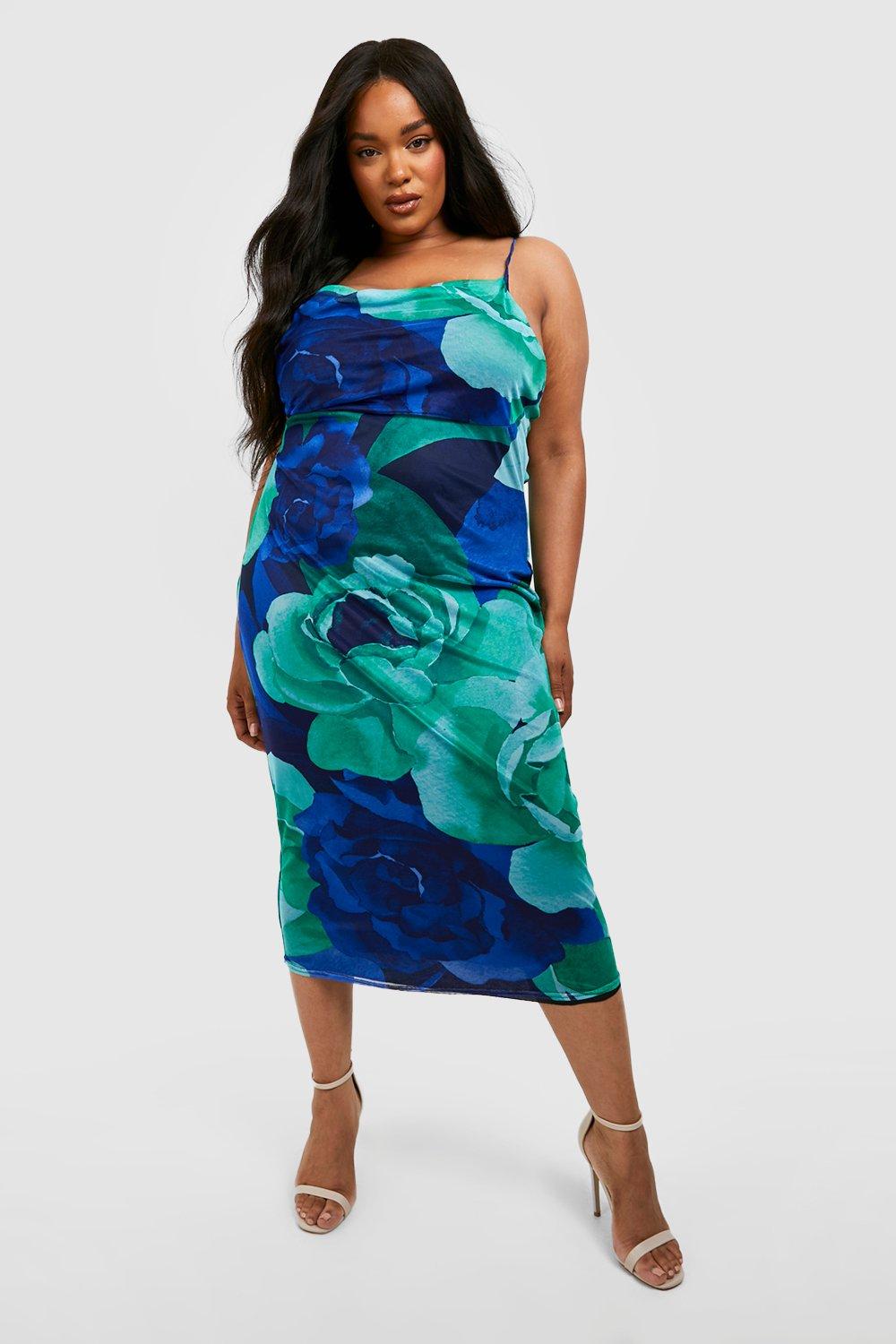 City chic clearance green floral dress