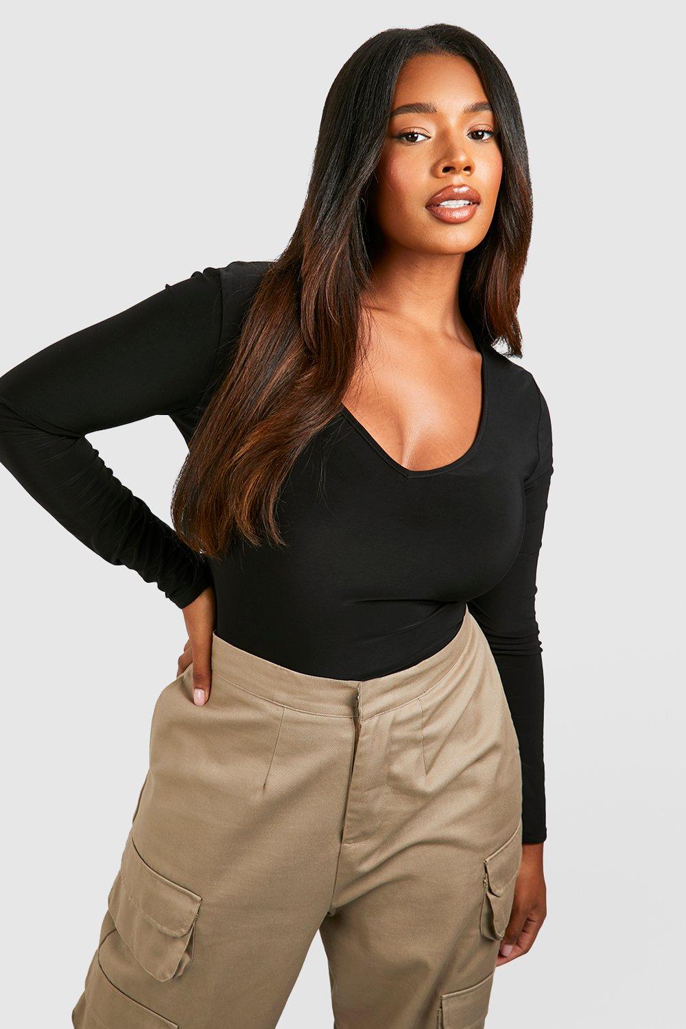 Boohoo long sleeve store bodysuit