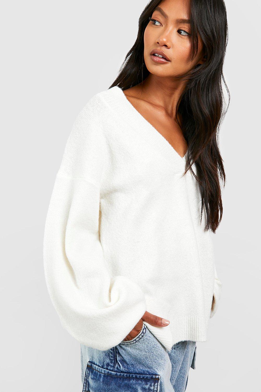 Soft Knit V-Neck Sweater