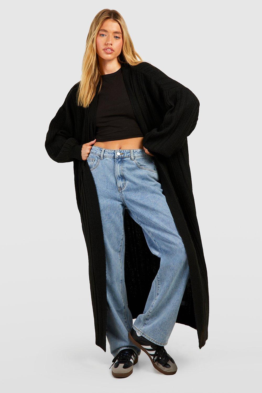 Black maxi cardigan outlet uk