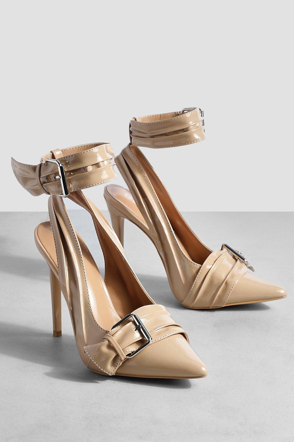 Nude hot sale shoes boohoo