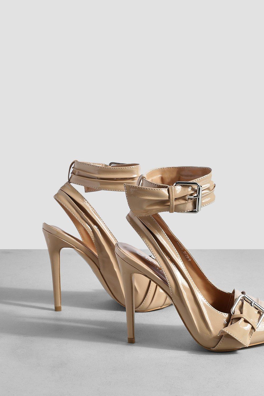 Nude hot sale shoes boohoo