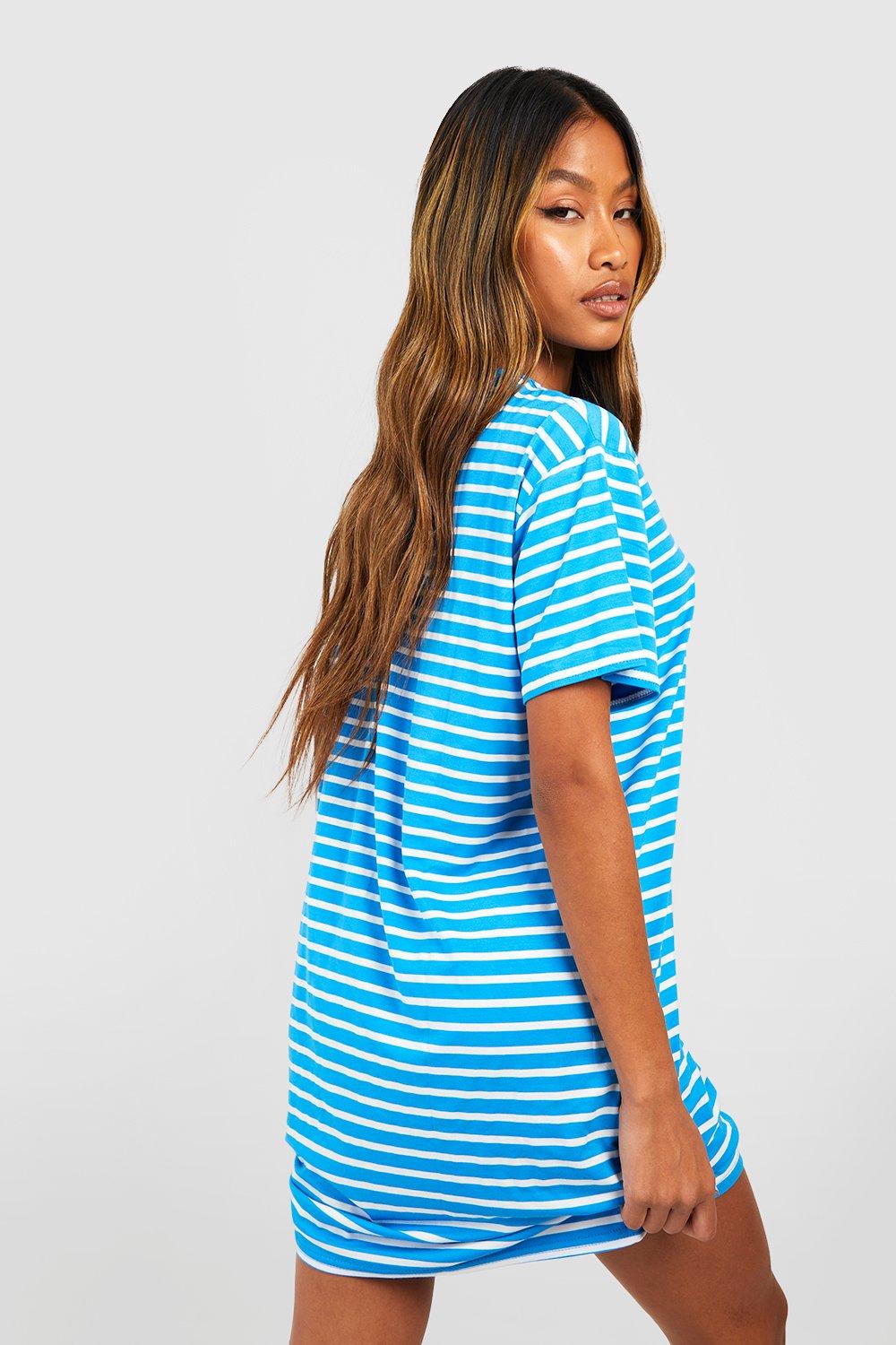 Robe t shirt online bleu