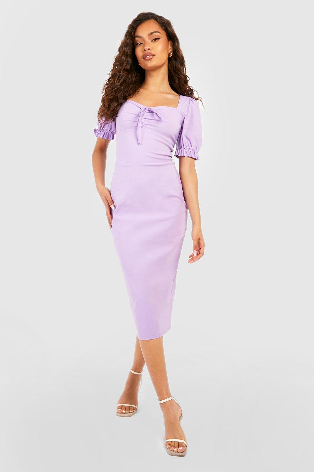 Boohoo store lilac dress