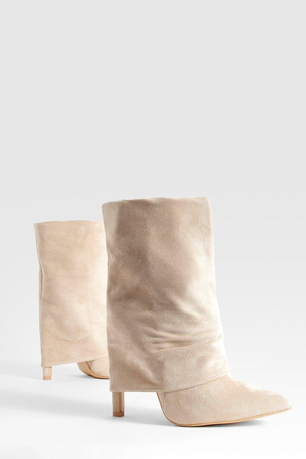 Fold over sale cuff boots