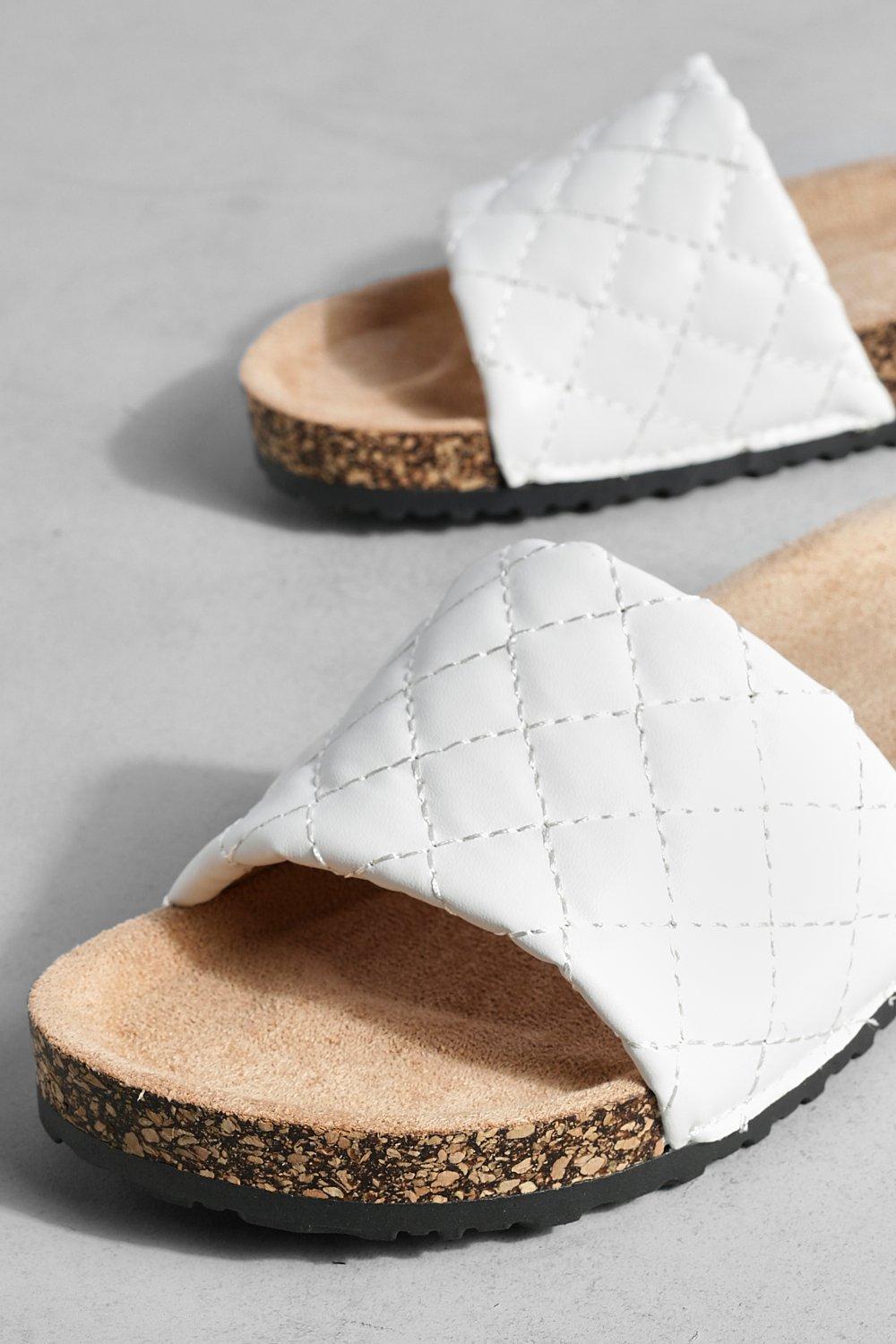 Footbed slides store
