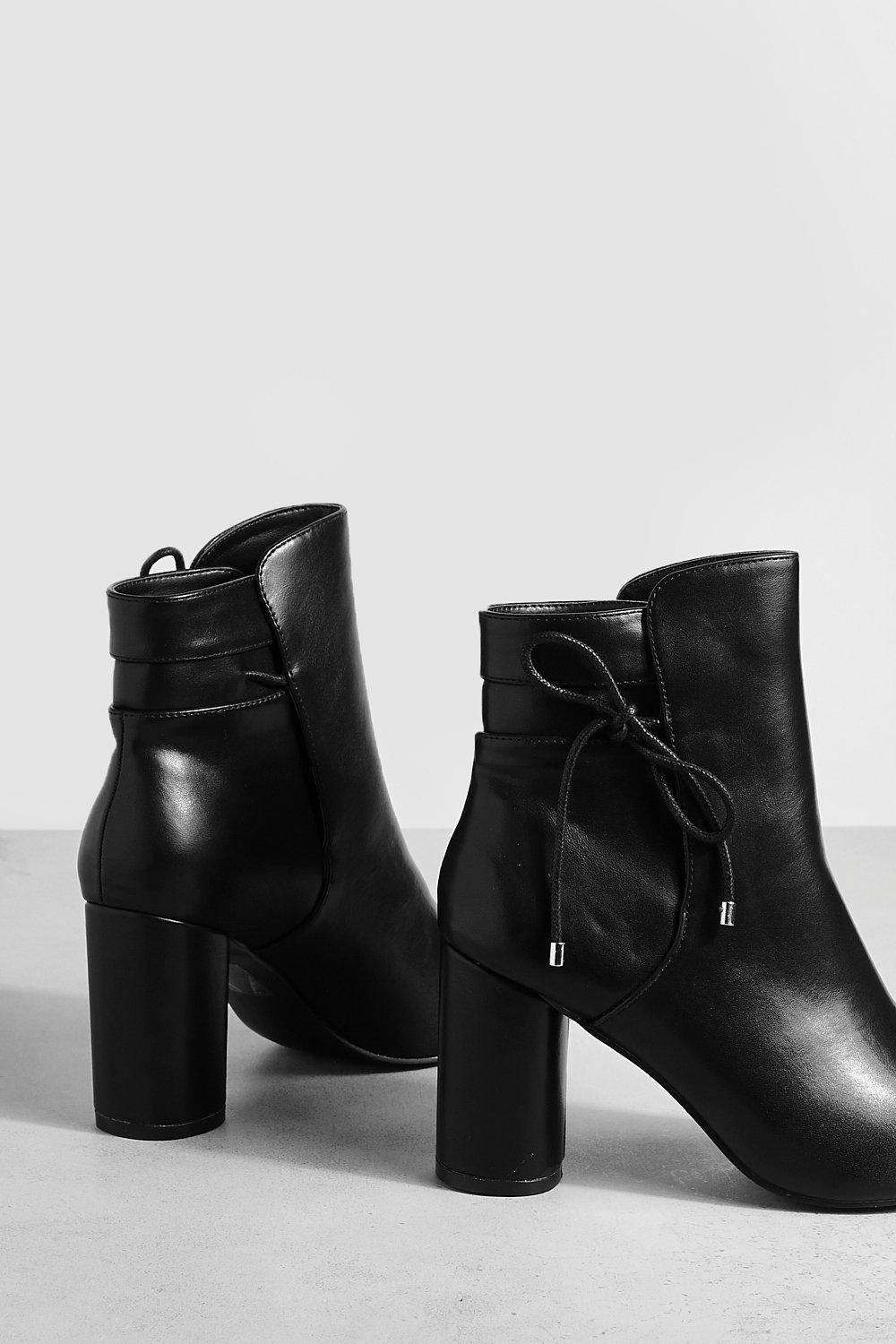 bow ankle boots