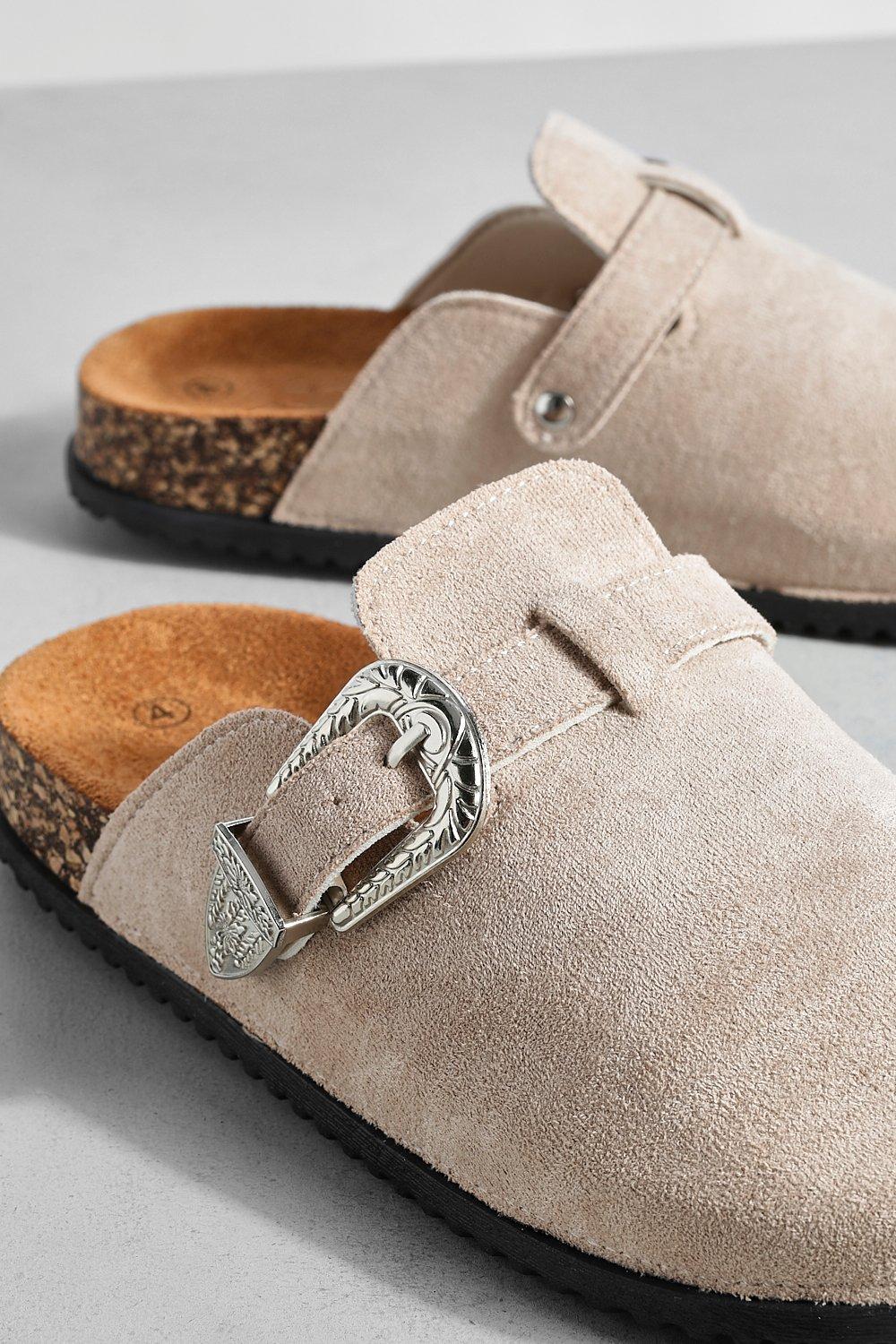 Clogs mit Western Schnalle boohoo DE