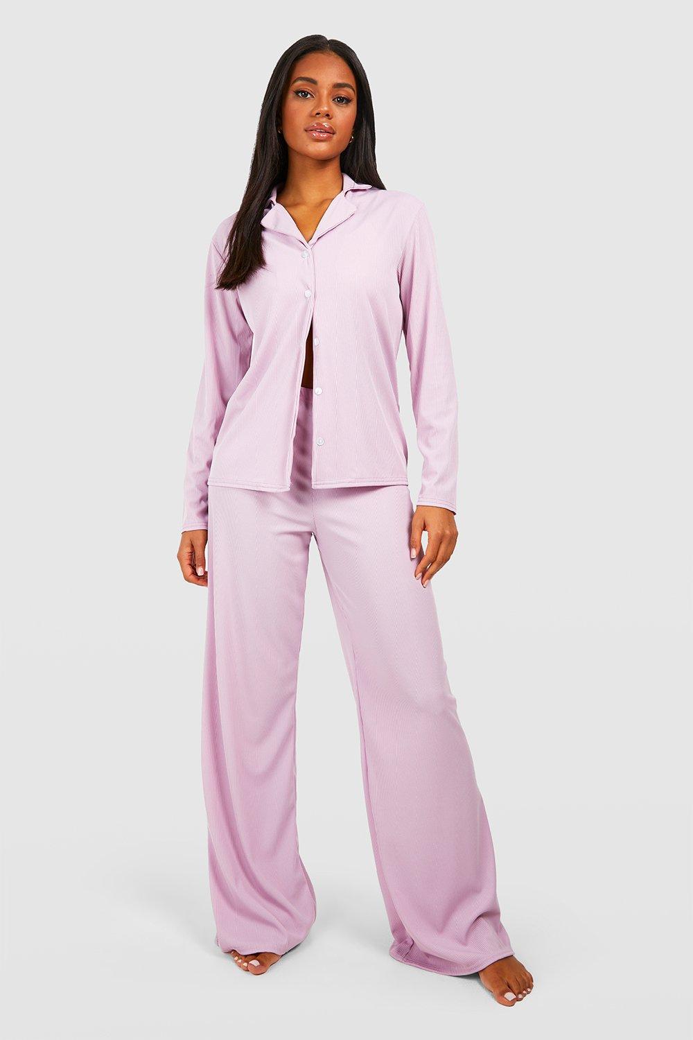 Ribbed jersey pajamas sale