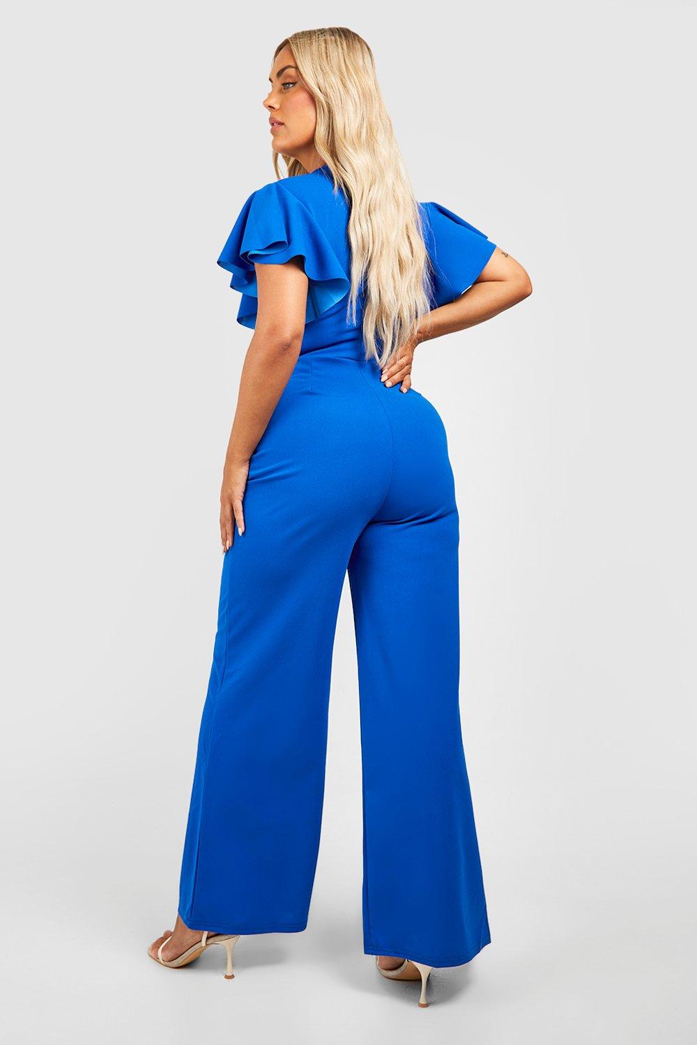 Boohoo plus size on sale jumpsuit