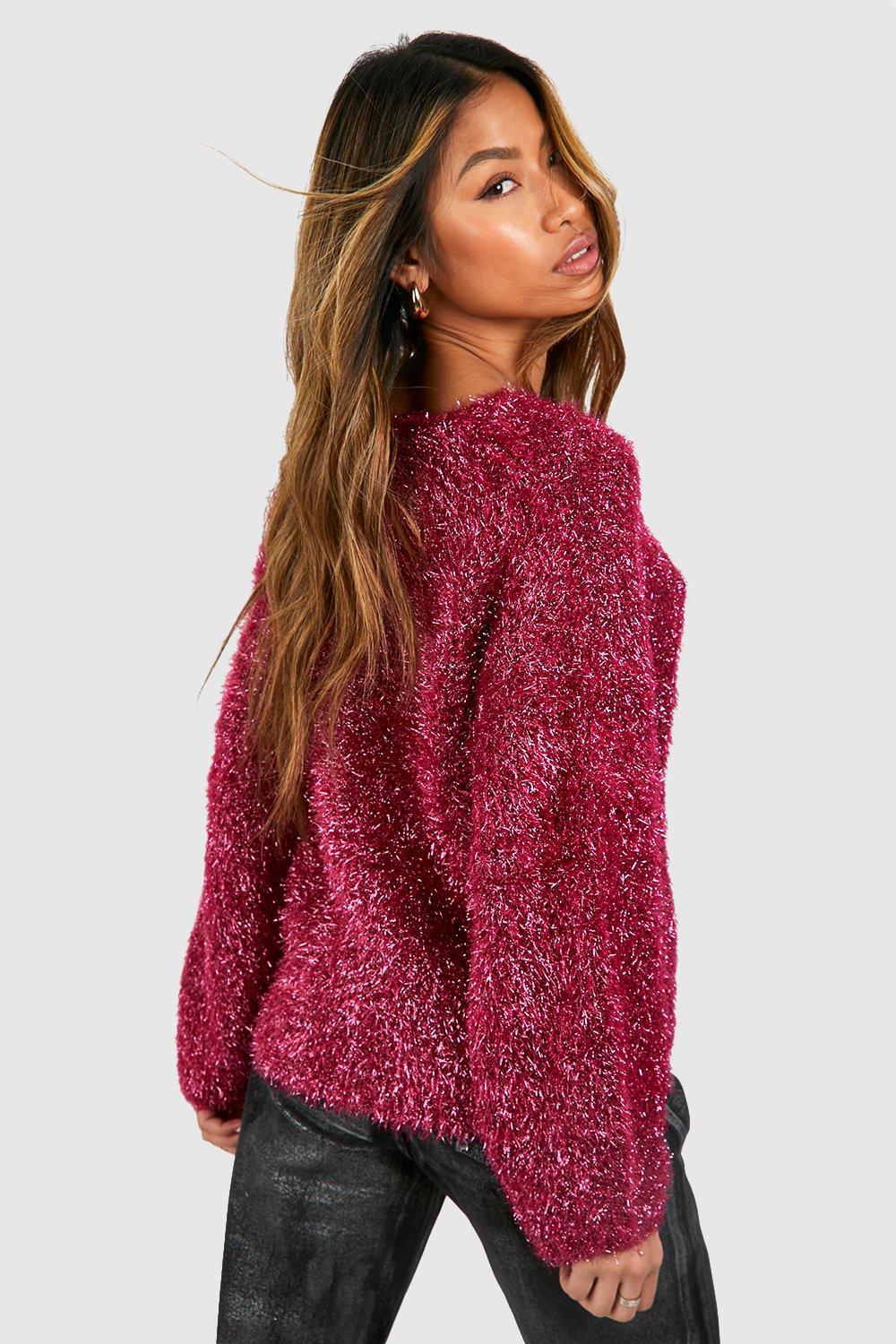 Pink velvet outlet jumper