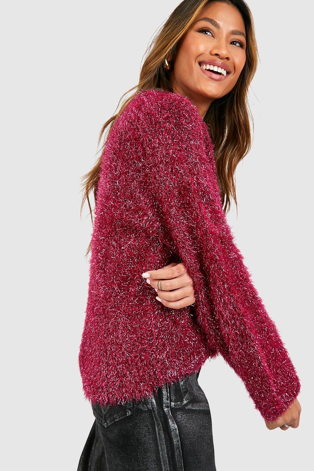 Pink long sleeve outlet jumper