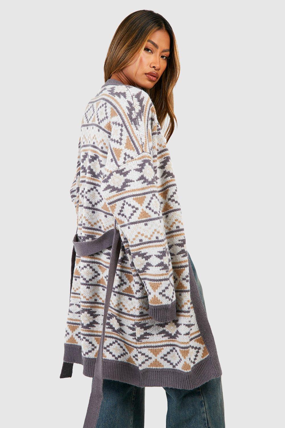 Boohoo Sophie Aztec Cardigan, $26, BooHoo