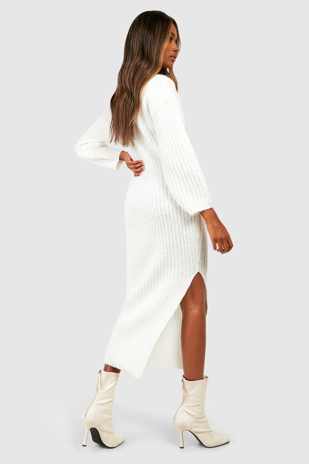 Maxi knit cheap sweater dress