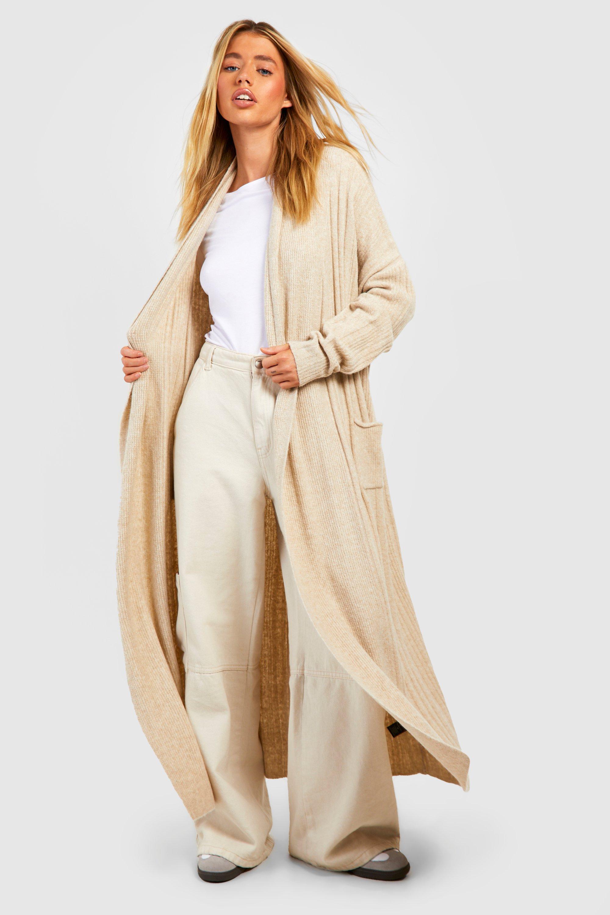 Maxi belted clearance cardigan