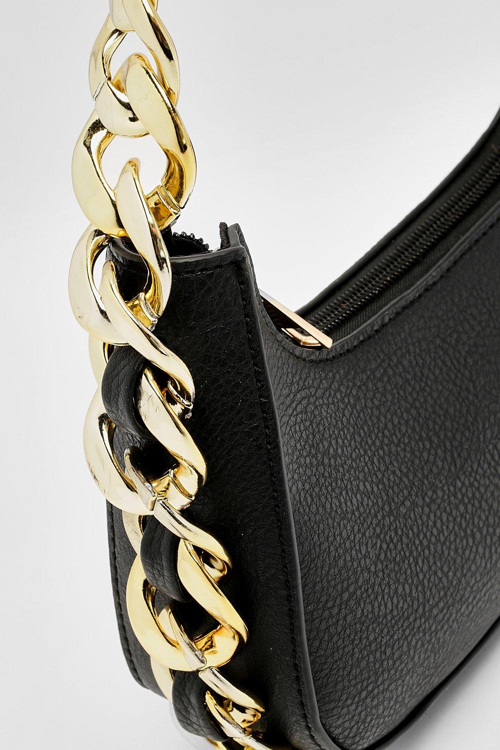 Chunky Chain Strap Matt Black