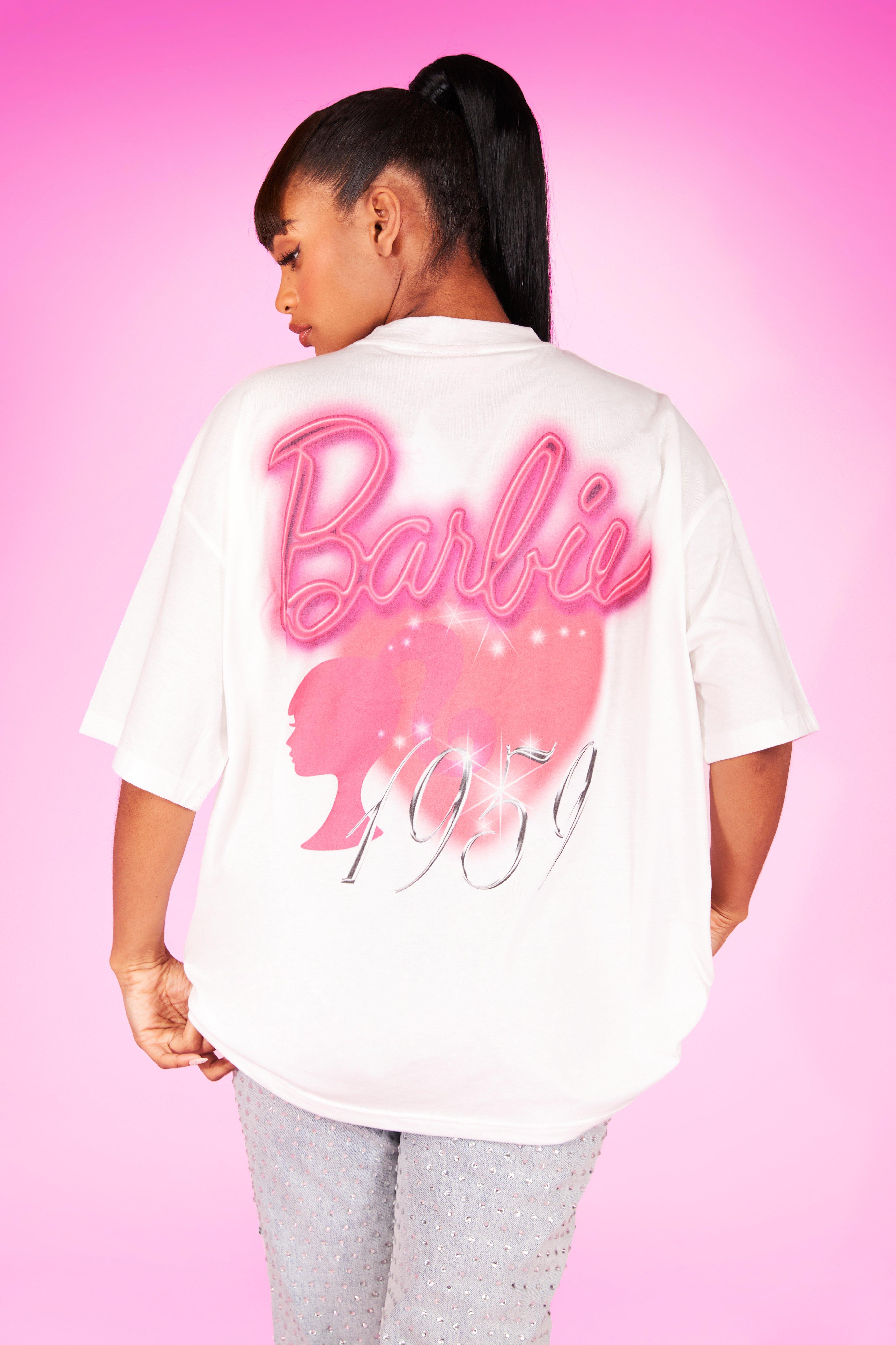 Barbie Graphic Oversized T-shirt | boohoo