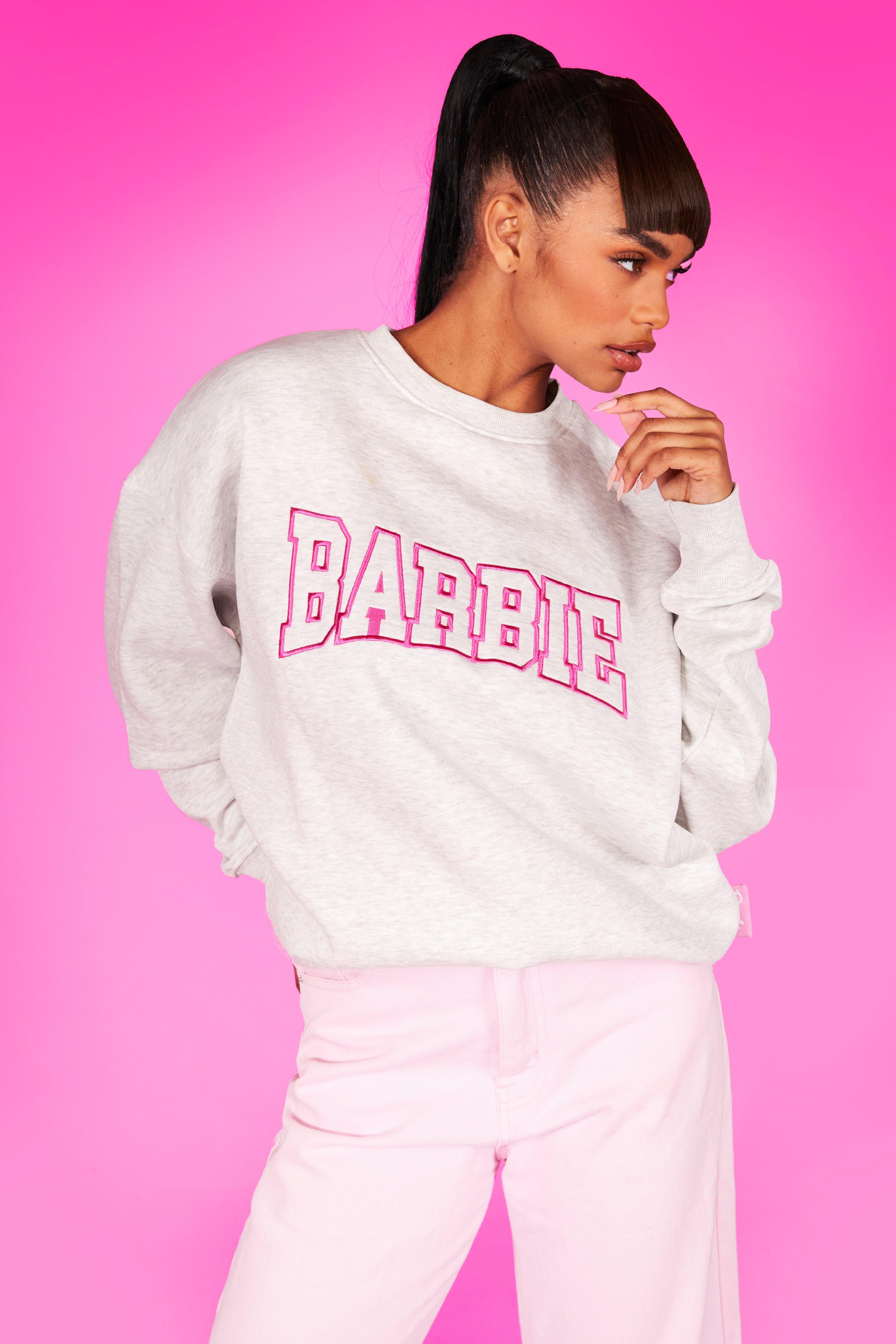 Barbie on sale sweatshirt womens