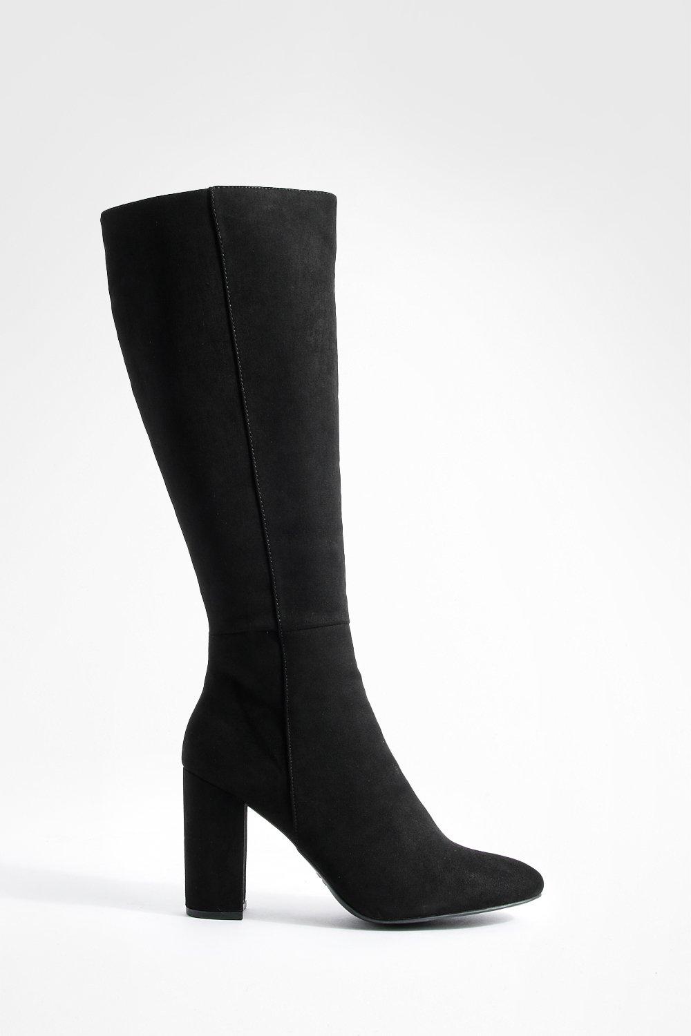 Boohoo heeled cheap boots