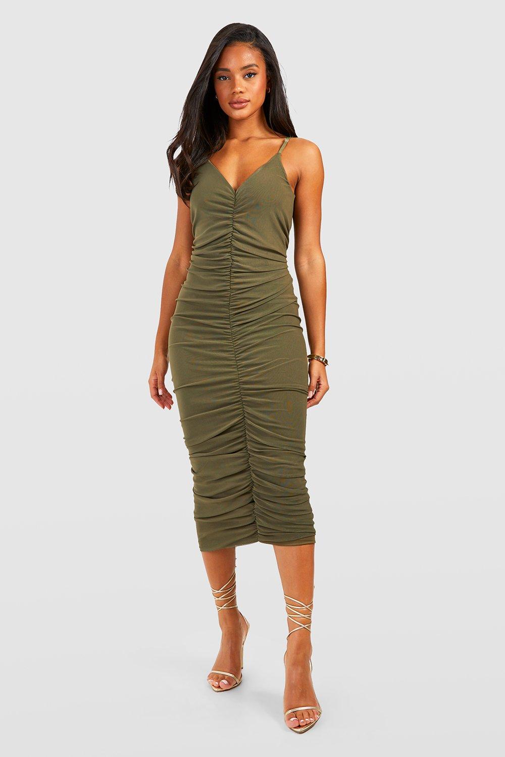 Mesh strappy shop dress