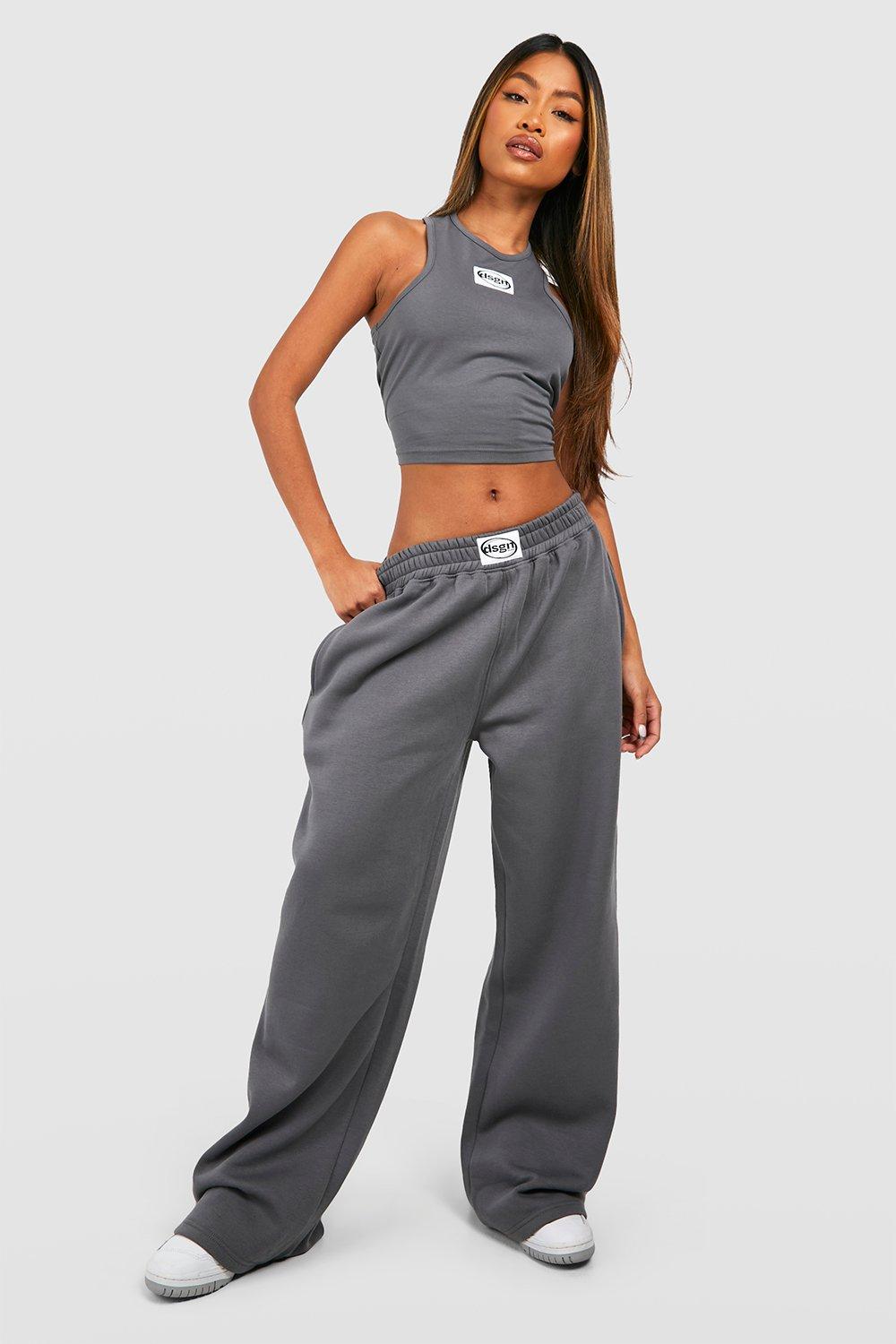  SDCVRE straight trousers Women Jogging Sweatpants