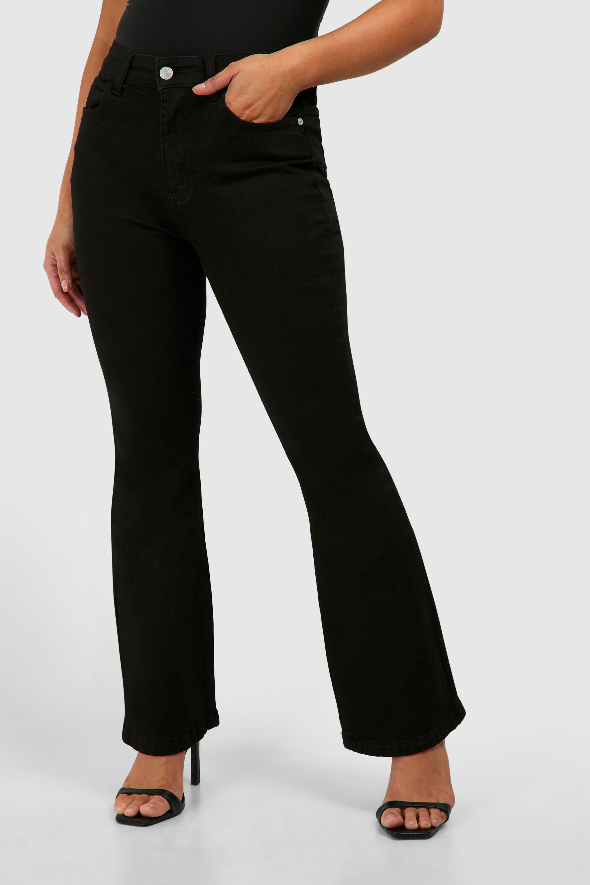 Petite Butt Shaper Stretch Flared Jeans