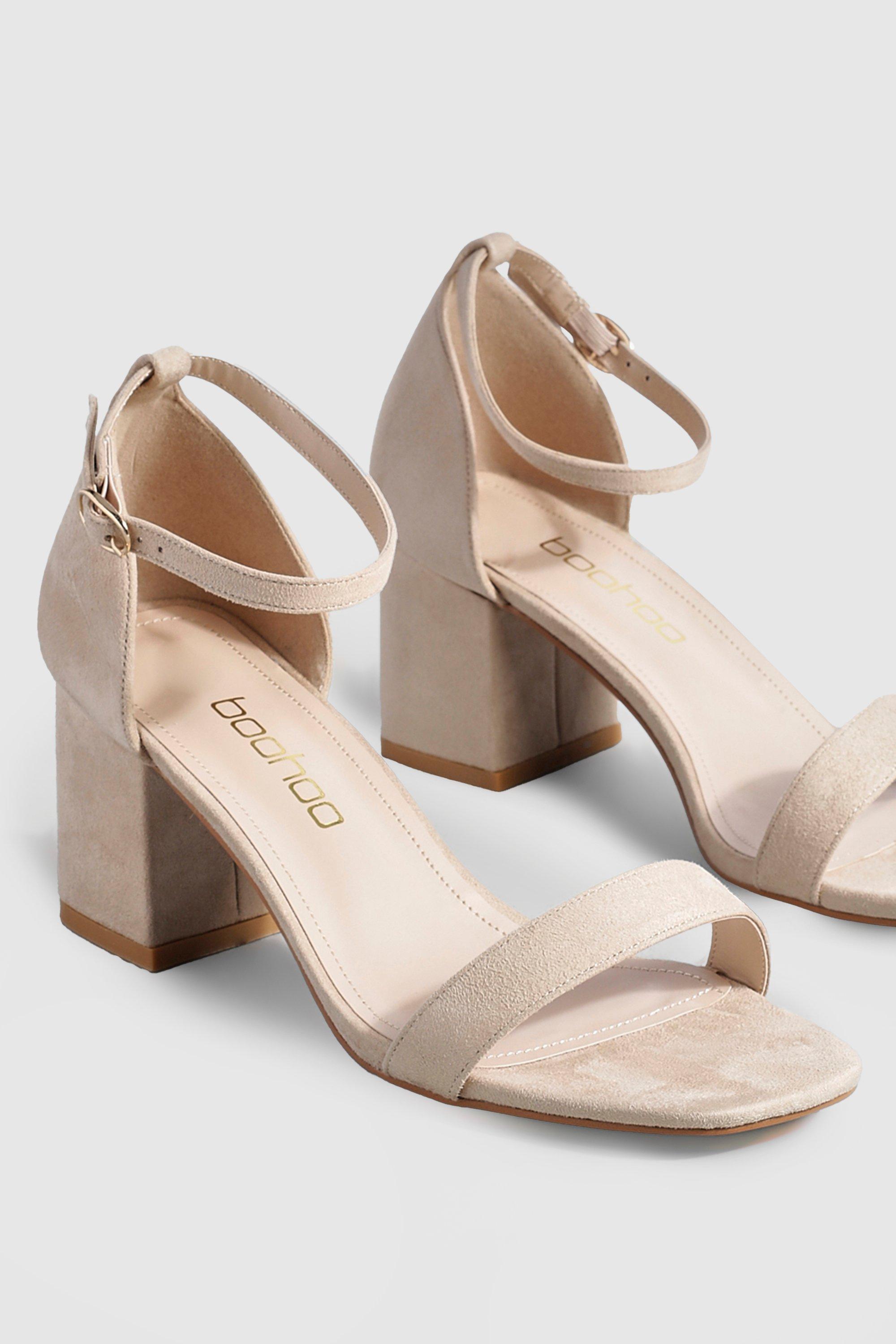 Low nude block heels hotsell