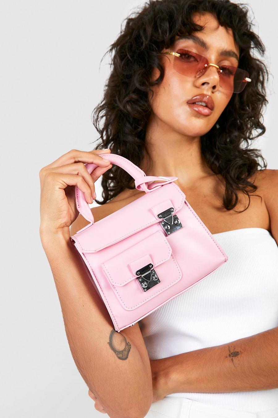 Pink Buckle Trim Grab Bag
