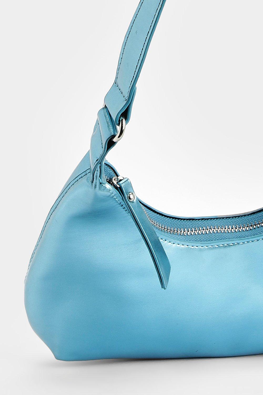 Medium sky blue hobo bag