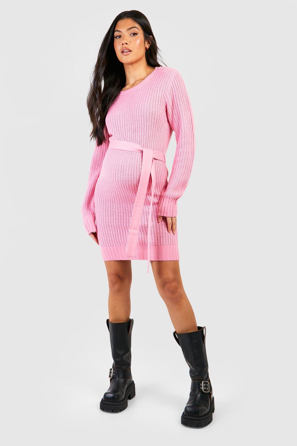 Tie waist shop jumper dress