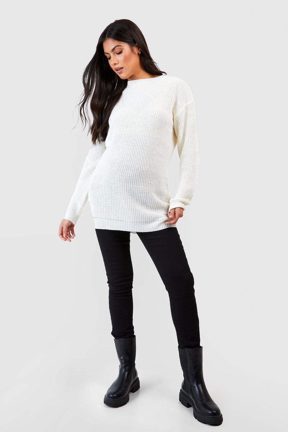 White hotsell maternity jumper