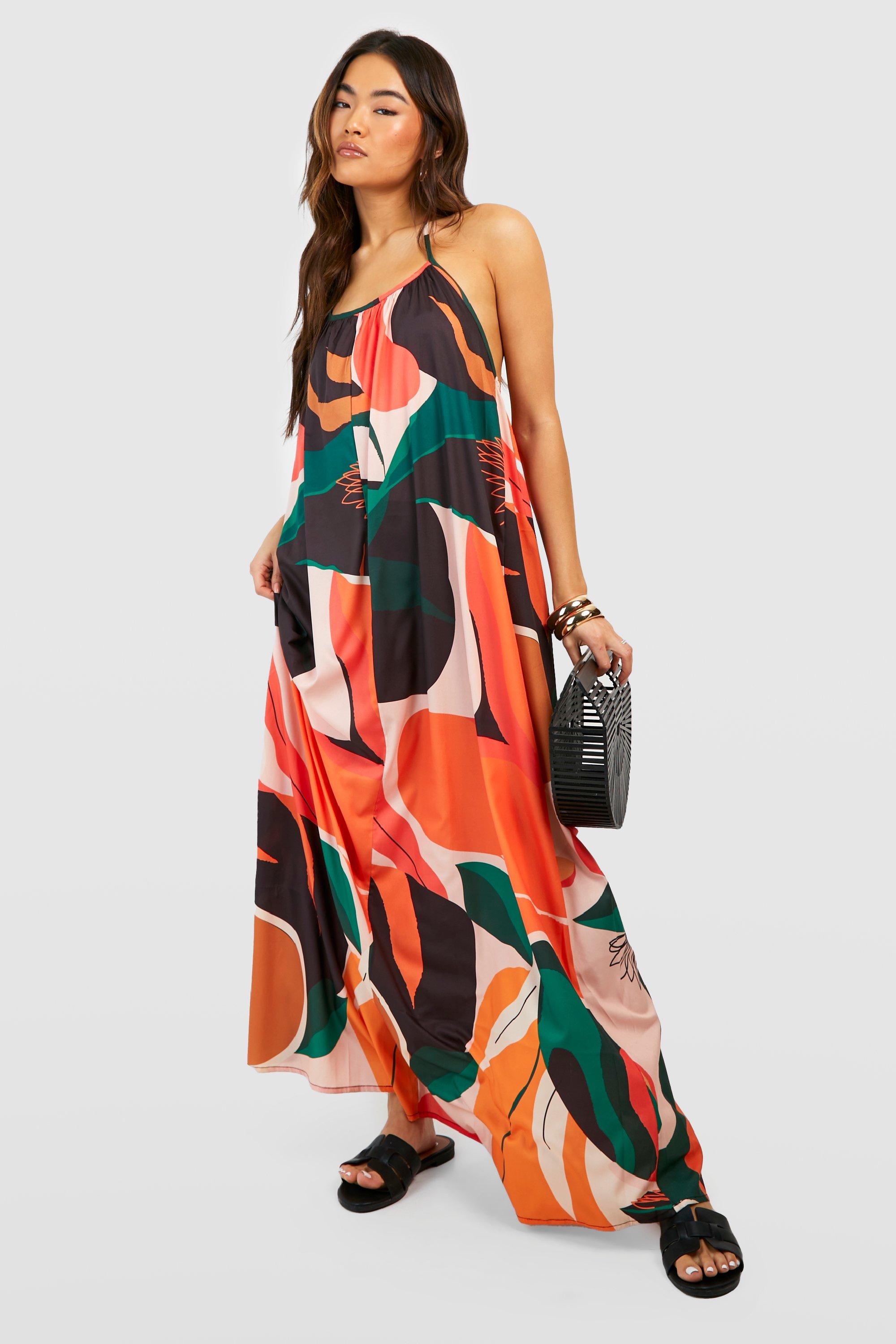 Boohoo hotsell hawaiian dress