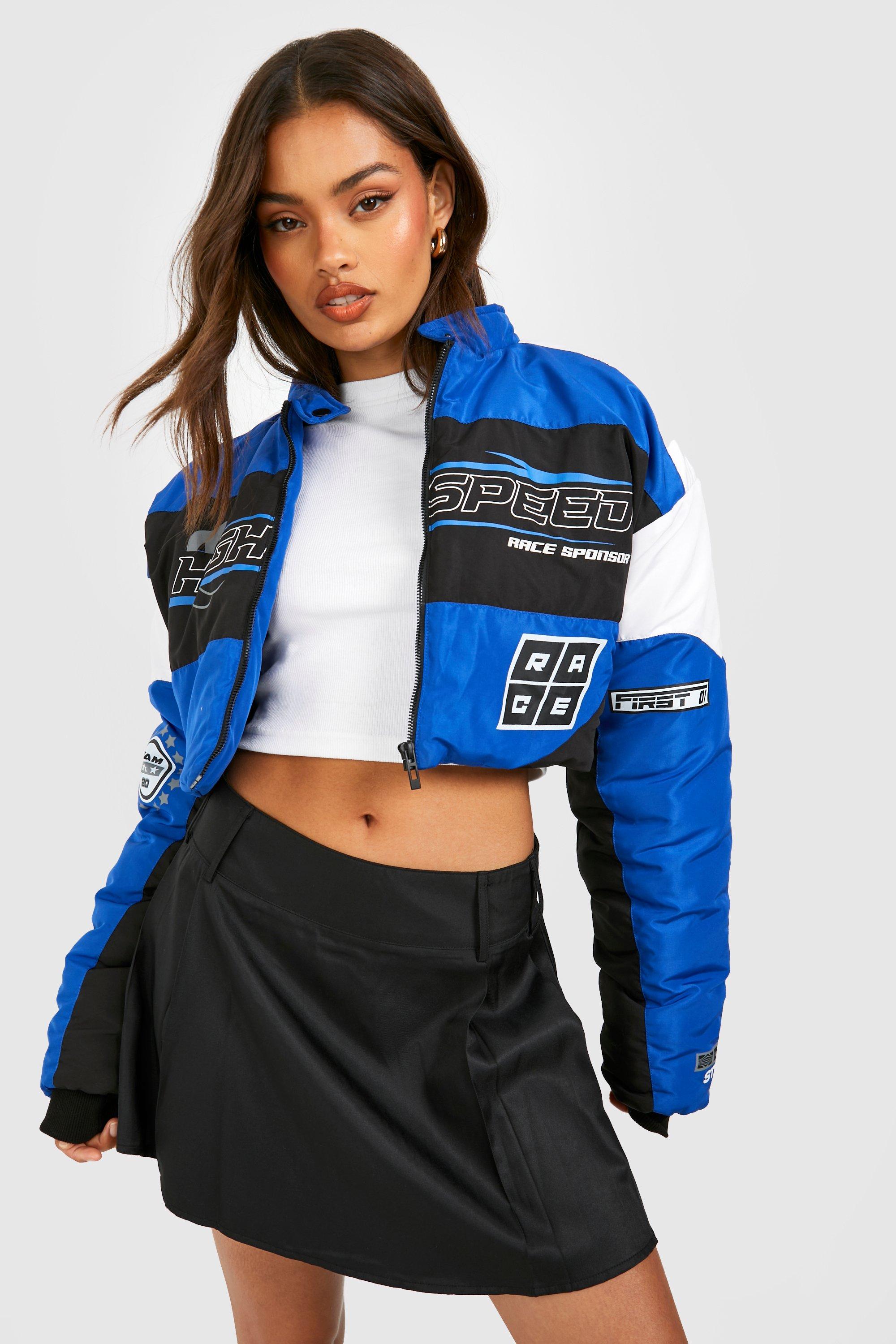 Boohoo on sale blue jacket