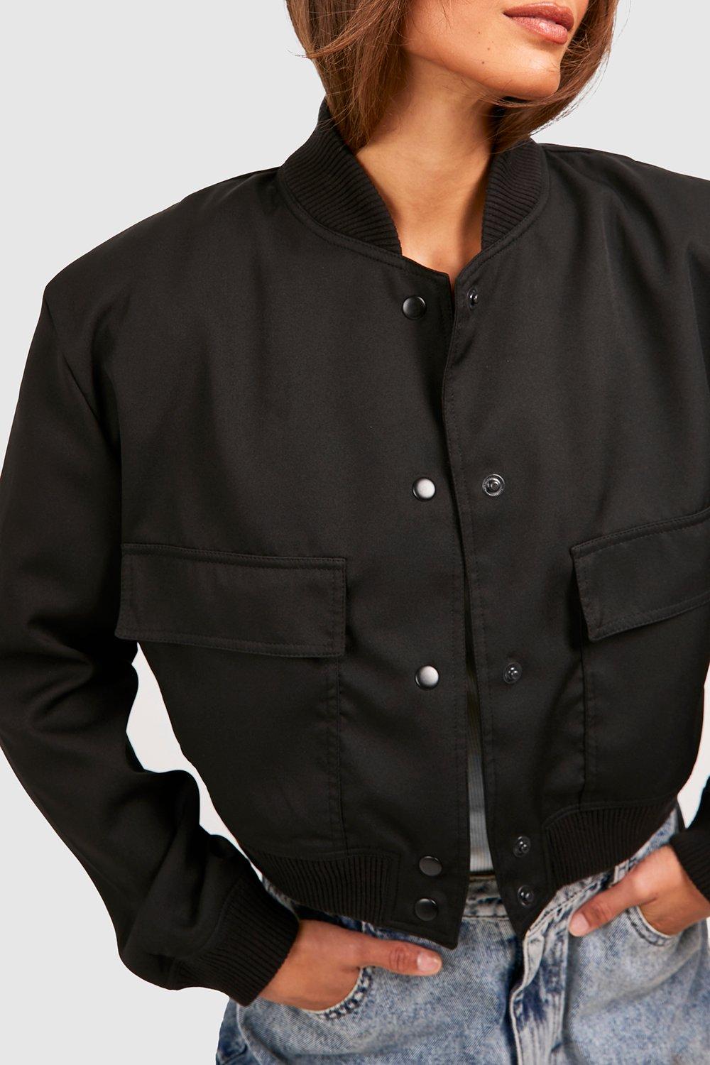 Jacket with hotsell padded shoulder