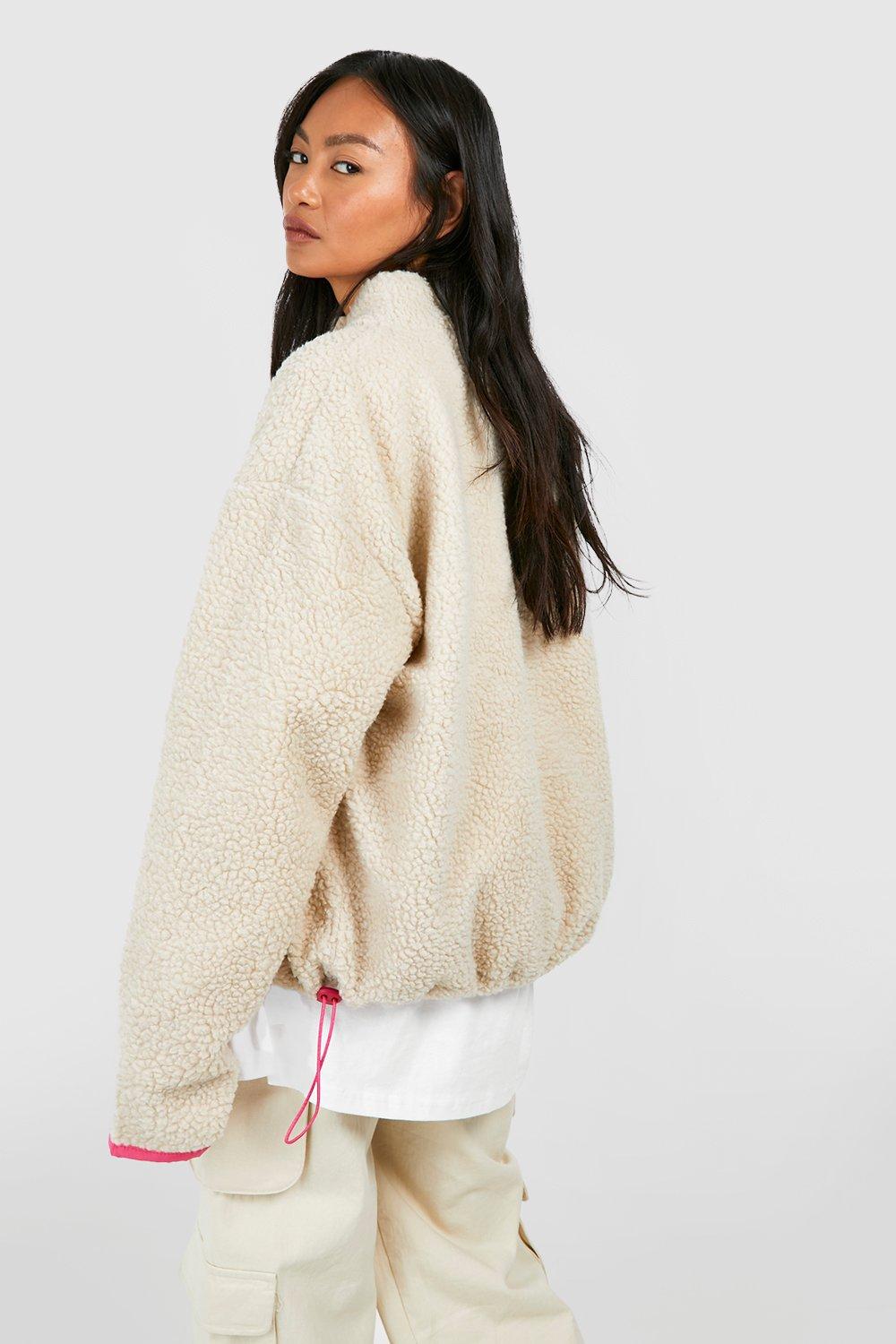 Teddy hotsell cream jacket