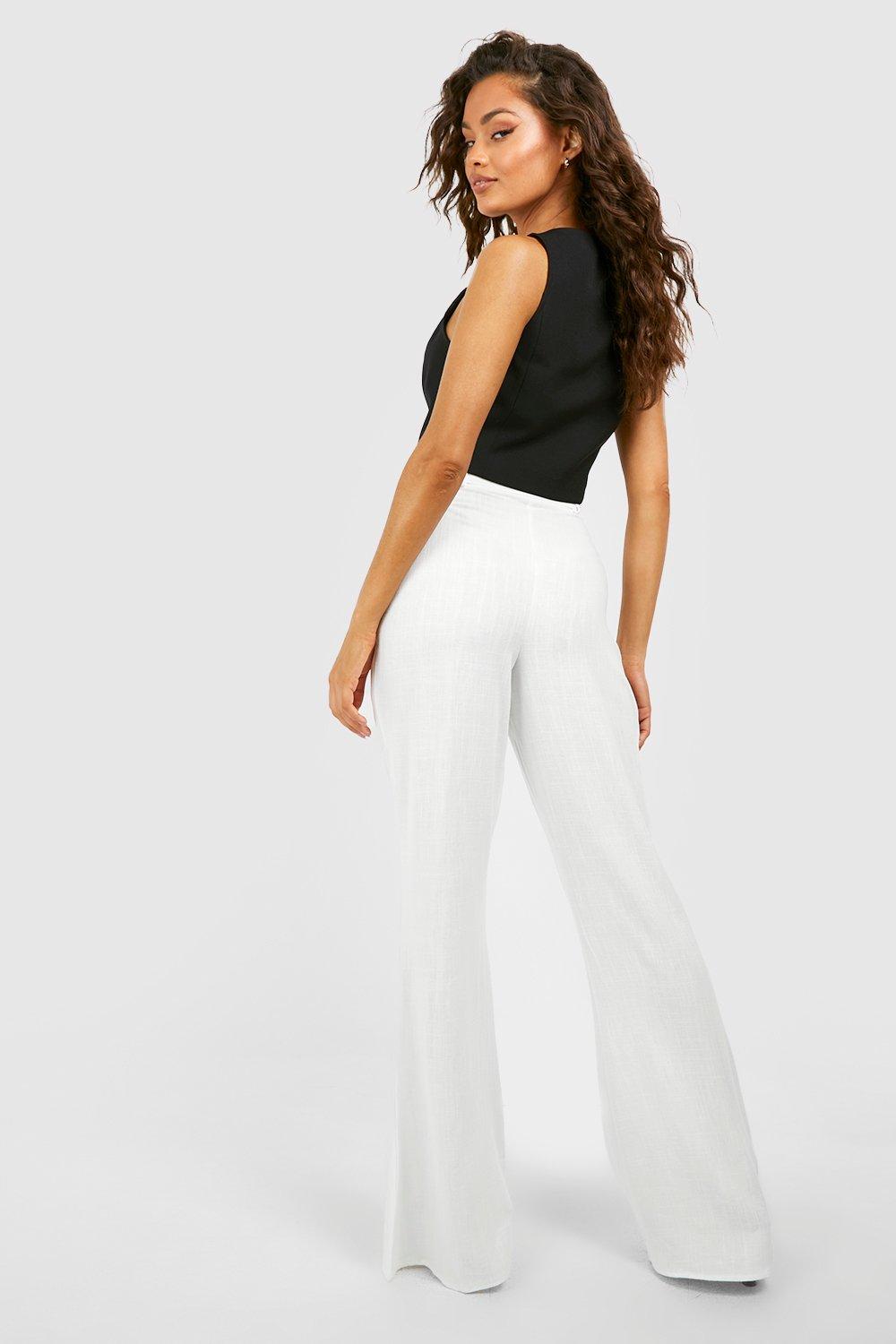 Boohoo top flared trousers