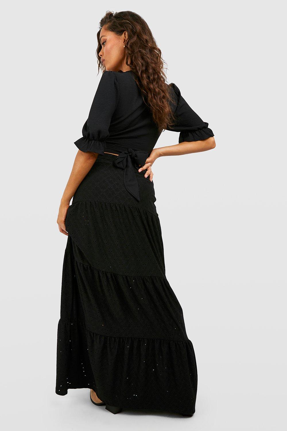 Black prairie outlet skirt