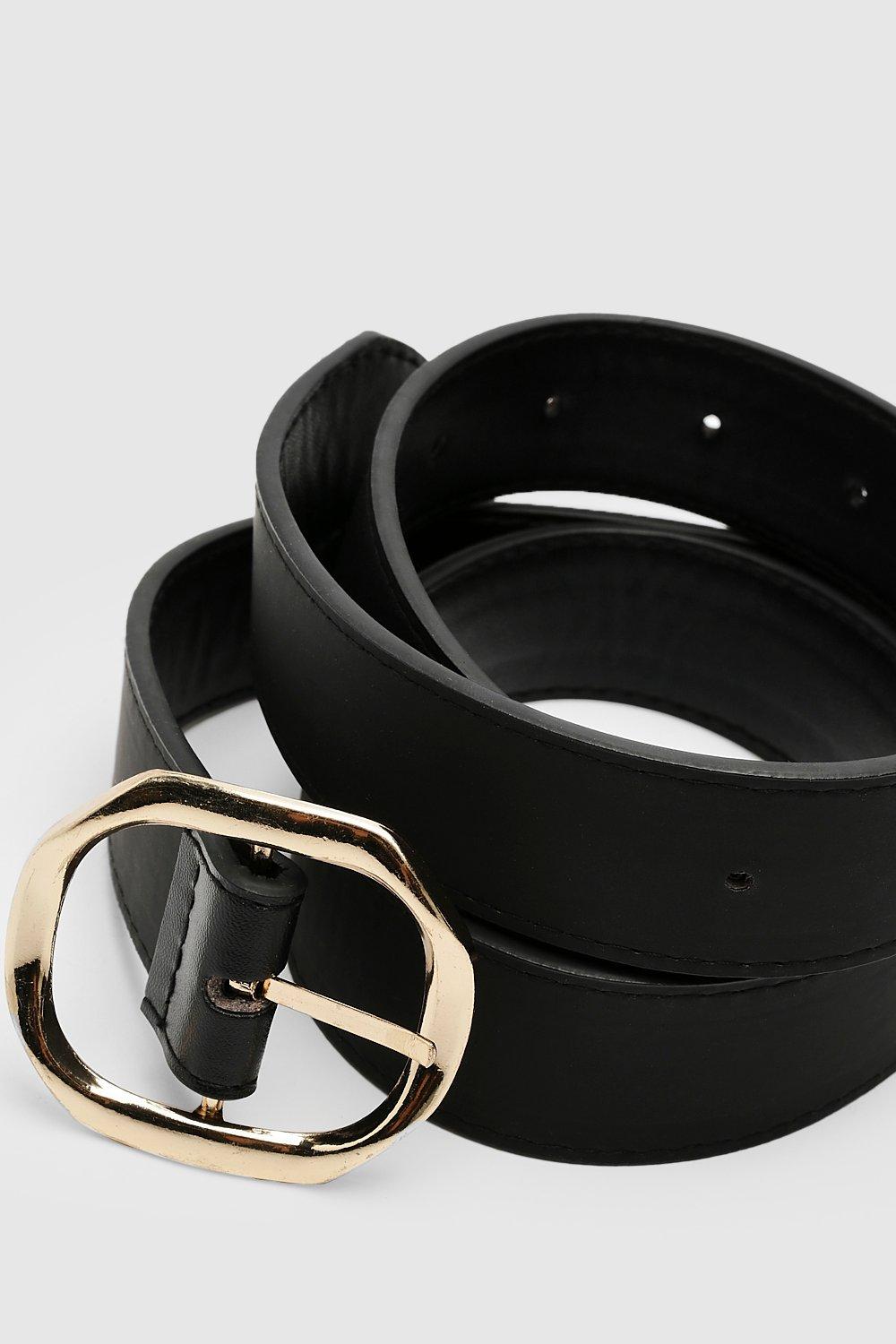 Angled Buckle Belt boohoo UK