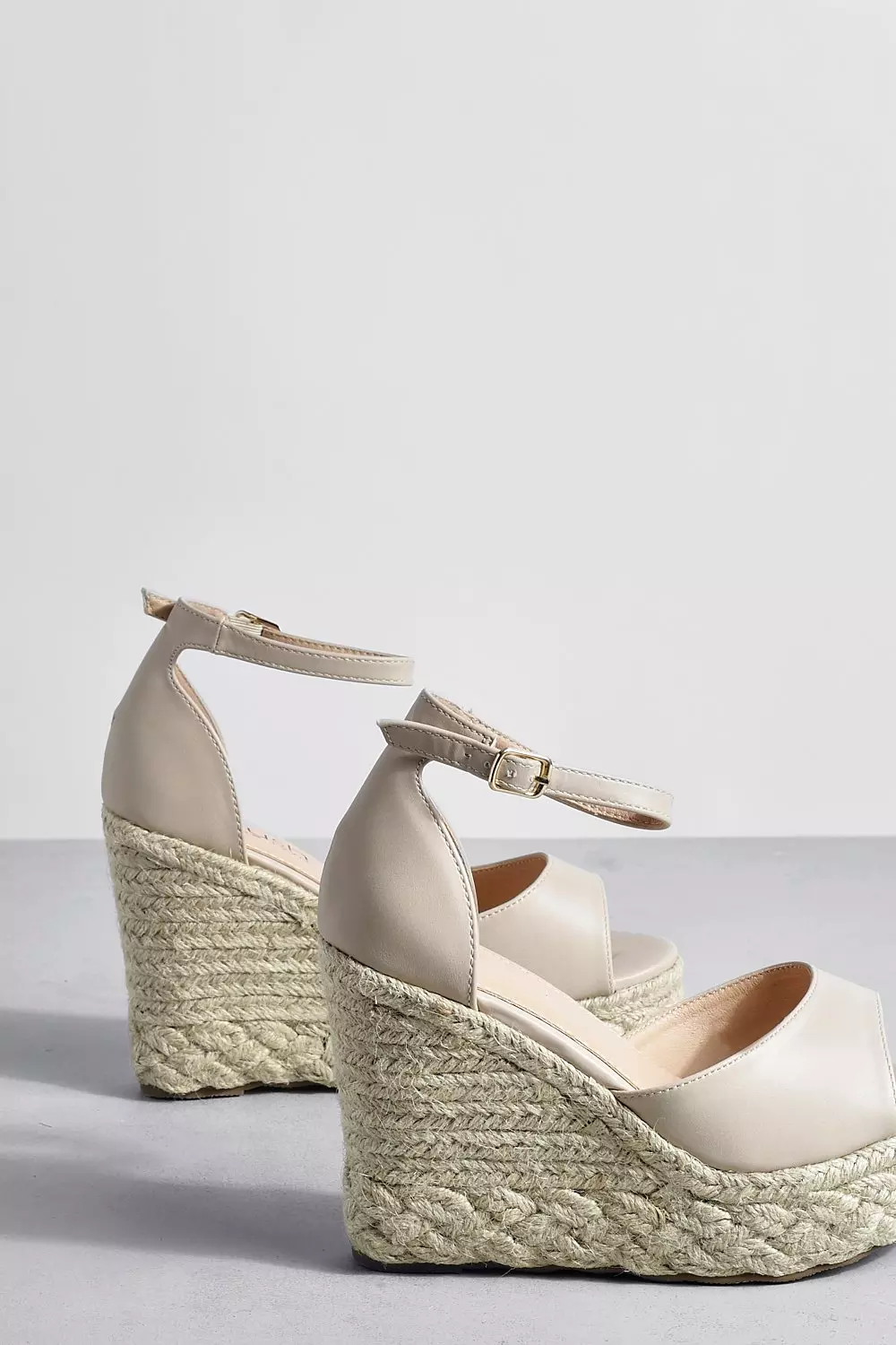 Wide fit peep toe outlet