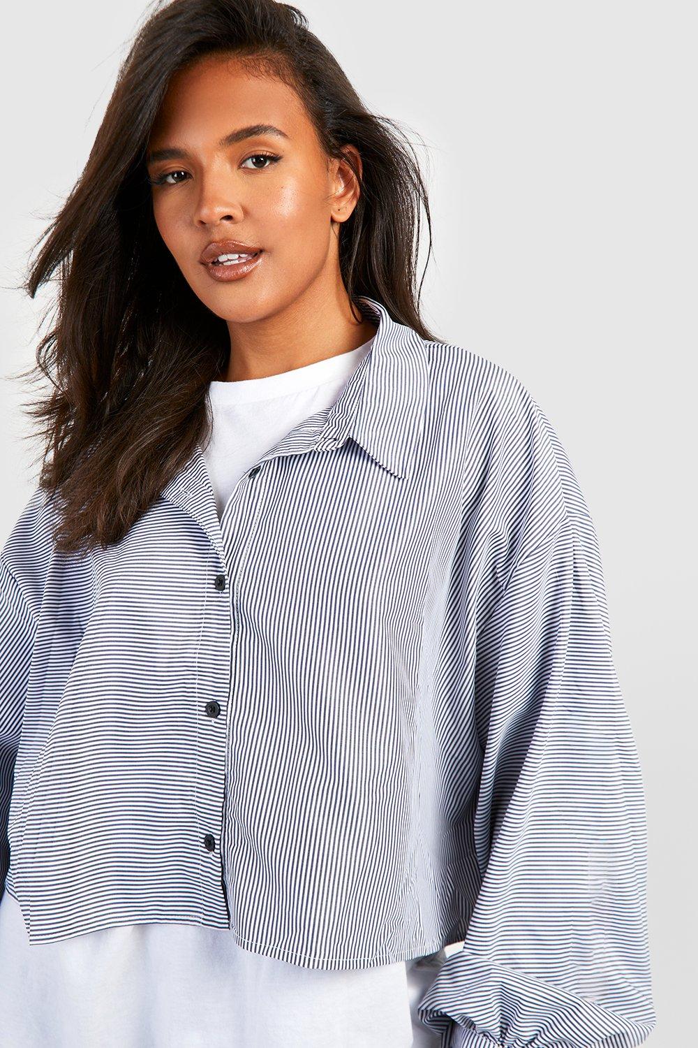 boohoo striped shirt