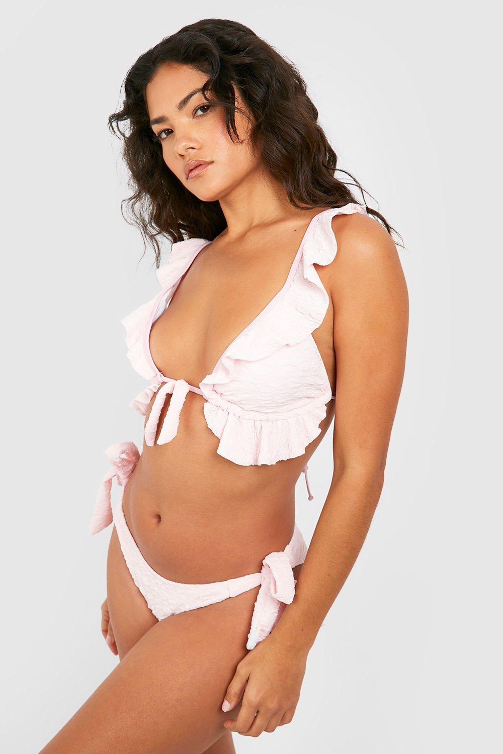 White padded hot sale bikini