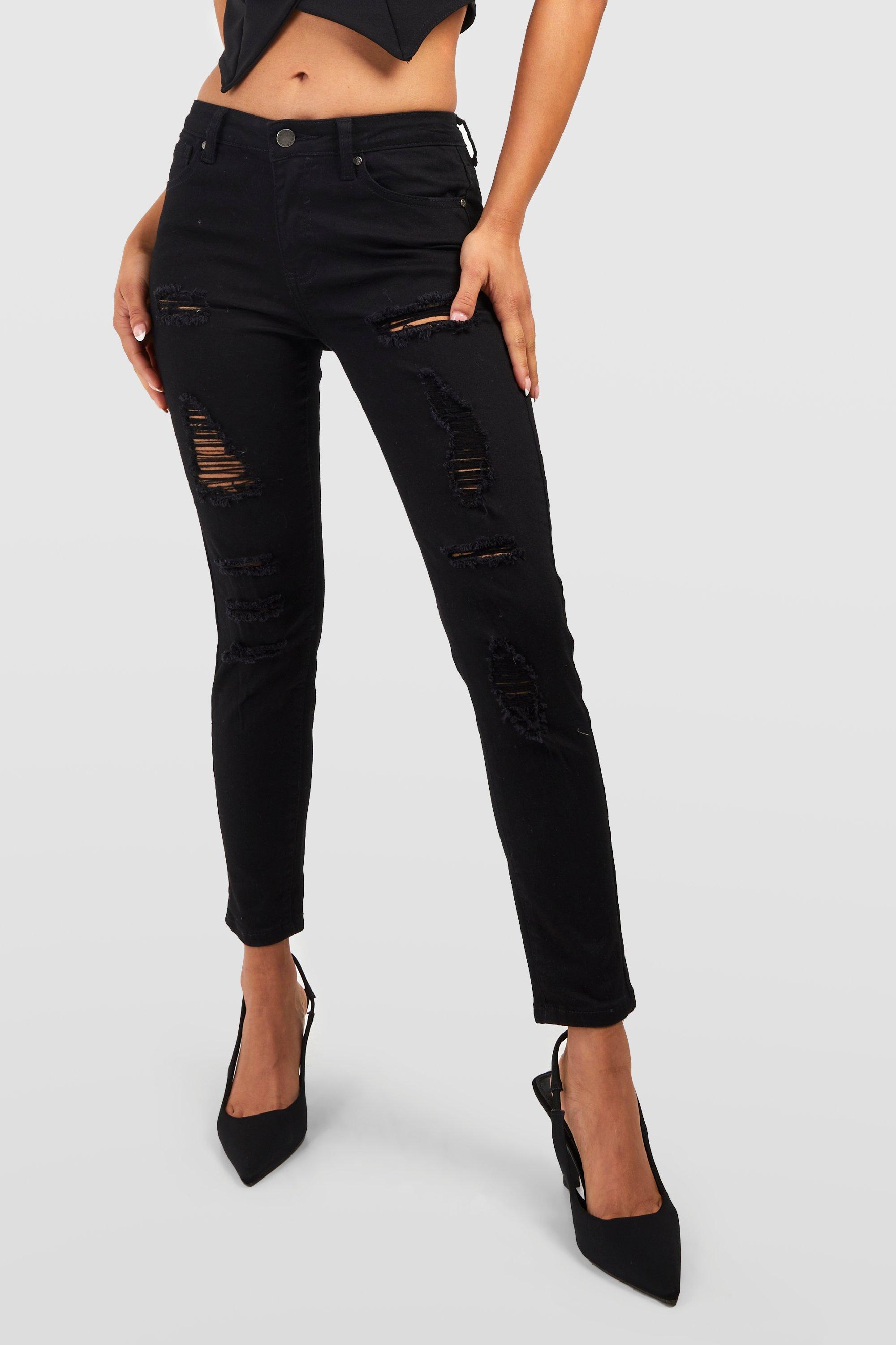 Womens ripped skinny jeans hot sale uk