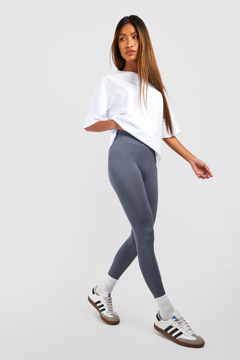 boohoo grey leggings