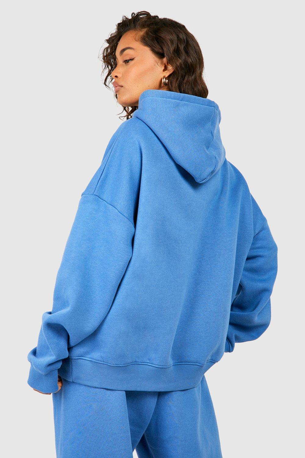 Oversized Hoodie - Bright blue - Ladies