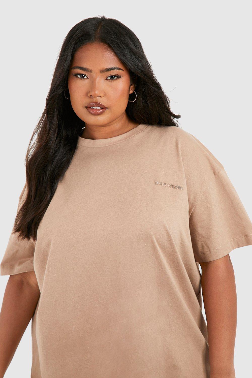 Womens Leggings & Oversized T-Shirt Co-ord Beige Seven Sisters –