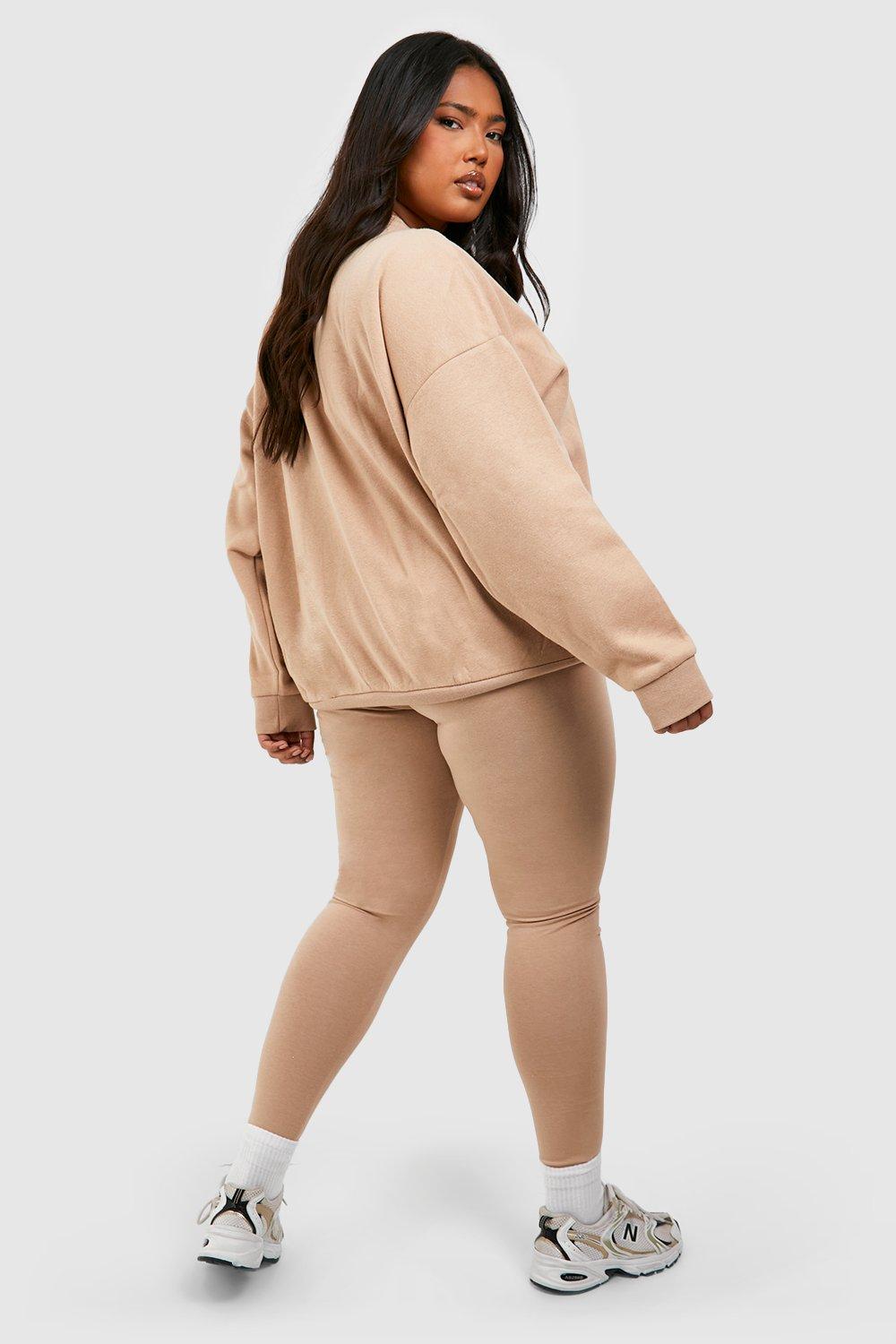 boohoo Plus Oversized T-shirt And Legging Set - ShopStyle Tops