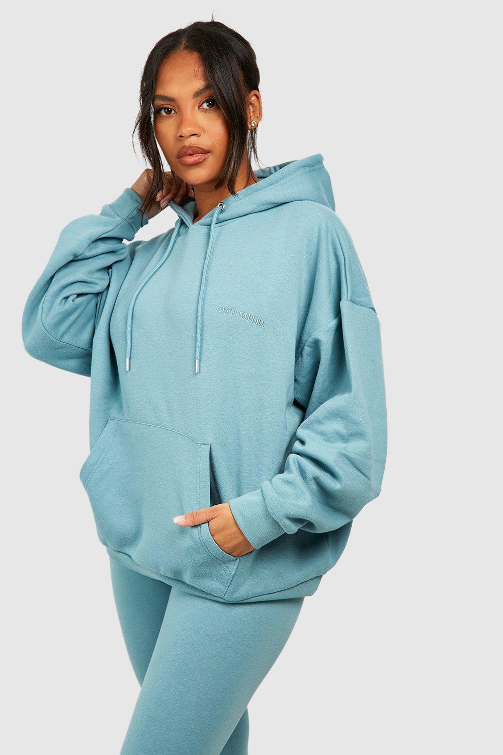 Womens Light Blue Leggings & Crew Sweatshirt Set Co-ord Kenton – B