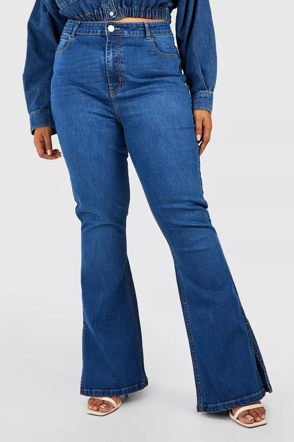 Plus bell bottom jeans best sale